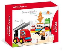 Kids home toys Funny Blocks 188-418 Rescue Team