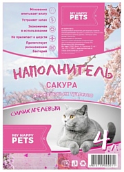 My Happy Pet's Силикагелевый "Сакура" 4л