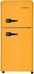 Холодильник Harper HRF-T140M (оранжевый) Холодильник Harper HRF-T140M (оранжевый)