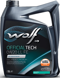 Wolf OfficialTech 0W-20 LL FE 5л