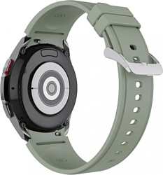 Ремешок Rumi Classic силиконовый для Samsung Galaxy Watch4/5 (20 мм, шалфейно-зеленый)