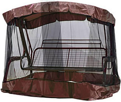 МебельСад АМС эконом 220x145x175 см (черно-коричневый)