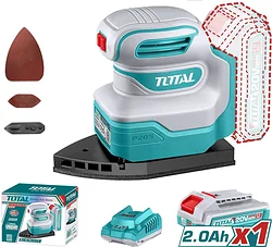 Дельта шлифмашина TOTAL TPSLI20141 (с 1-им АКБ) Дельта шлифмашина TOTAL TPSLI20141 (с 1-им АКБ)