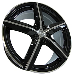 Sakura Wheels 4505 8x19/5x114.3 D73.1 ET38 Черный с полировкой