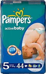 Pampers Active Baby 5 Junior (11-25 кг) Value Pack (44 шт)