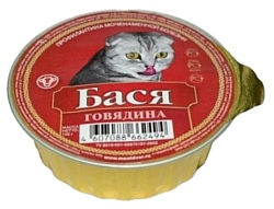 Бася Влажный с говядиной (0.075 кг) 1 шт.