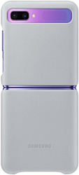 Samsung Leather Cover для Galaxy Z Flip (серый)
