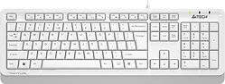 Клавиатура A4Tech Fstyler FKS10 white/gray