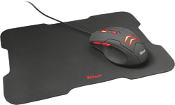 Trust Ziva gaming mouse with mouse pad 21963 Trust Ziva gaming mouse with mouse pad 21963
