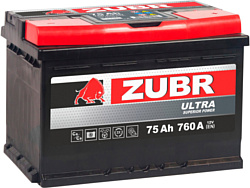 Автомобильный аккумулятор Zubr Ultra R+ (75Ah)