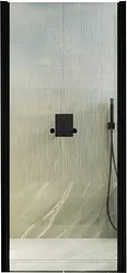 Душевая дверь MaybahGlass 198x89 MGD-423-6 (прозрачное стекло/черный)