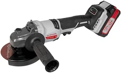 Угловая шлифмашина (болгарка) Интерскол УШМ-125/36ВМЭ 956.2.2.70 (с 2-мя АКБ, кейс)