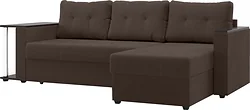 Угловой диван Mio Tesoro Атланта 110 (Savana Chocolate)