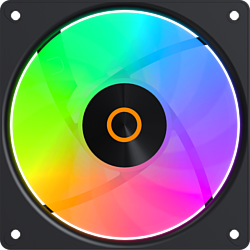 Вентилятор для корпуса Ocypus Gamma F12 Elite BK ARGB Reverse Blade