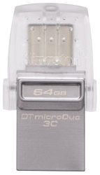Kingston DataTraveler microDuo 3C 64GB (DTDUO3C/64GB)