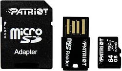 Карта памяти Patriot Memory PSF64GMCSXC10UK