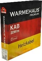 Теплый пол Warmehaus CAB 20W UV Protection 92 м 1840 Вт
