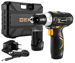 Дрель-шуруповерт DEKO GCD12DU3 SET 3 Li-Ion 1.5 А·ч 12 В x2 кейс Дрель-шуруповерт DEKO GCD12DU3 SET 3 Li-Ion 1.5 А·ч 12 В x2 кейс