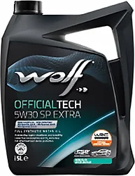 Моторное масло Wolf OfficialTech 5W-30 SP EXTRA 5л