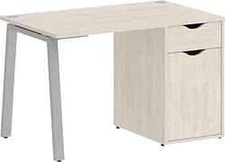 Стол для работы Riva Home Office VR.SP-3-118.1.A Silver (денвер светлый) Стол для работы Riva Home Office VR.SP-3-118.1.A Silver (денвер светлый)