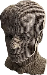 Сборная модель QBRIX Сергей Есенин 3D 20010