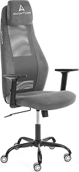 Кресло TetChair Aviator PLT metalBL (ткань, серый, KUB 05/W-12)