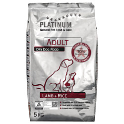 PLATINUM (1.5 кг) Adult Dog Lamb + Rice