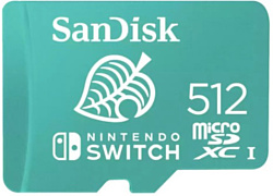 Карта памяти SanDisk For Nintendo Switch microSDXC SDSQXAO-512G-GN3ZN 512GB