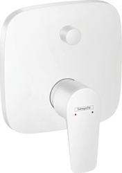 Смеситель Hansgrohe Talis E 71745700 (белый матовый)