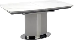 Кухонный стол Halmar Dancan (белый мрамор/серый/черный)