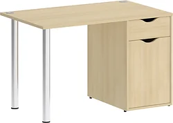 Стол для работы Riva Home Office VR.SP-3-118.1 Silver (акация лорка)