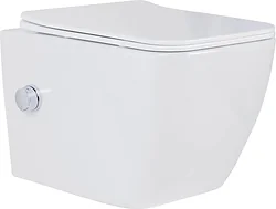 Унитаз Roxen Cube Bidet 530135-01X Rimless Soft Close с функцией биде