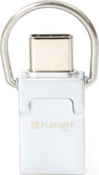 USB Flash Drive Platinet miniDEPOc + Type-C Adapter 16GB