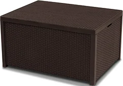 Keter Arica Rattan Storage Table 221043 (коричневый)