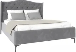 Кровать НК-Мебель Tango 180x200 72307361 (велюр светло-серый)