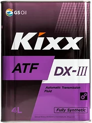 Трансмиссионное масло Kixx ATF DX-III 4л