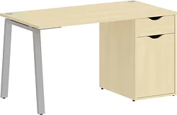 Стол для работы Riva Home Office VR.SP-3-138.1.A Silver (клен) Стол для работы Riva Home Office VR.SP-3-138.1.A Silver (клен)
