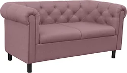 Прямой диван Brioli Винчестер двухместный (J10/сиреневый)
