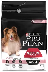 Purina Pro Plan (3 кг) Medium Adult сanine Sensitive Skin Salmon and rice dry