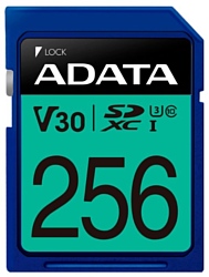 ADATA Premier Pro SDXC UHS-I U3 V30 Class 10 (R100/W80) 256GB