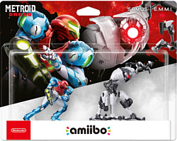 Nintendo Комплект из 2-х Amiibo Самус Аран и E.M.M.I (коллекция Metroid)