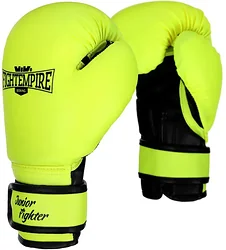 Перчатки для единоборств Fight Empire Star Fighter 9315643 (6 oz, черный/зеленый)