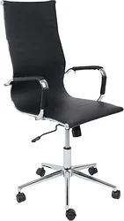 Кресло AksHome Evelin (экокожа, черный) Кресло AksHome Evelin (экокожа, черный)