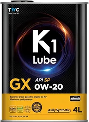 Моторное масло K1 Lube GX SP 0W-20 4л