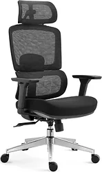 Кресло SitUp Garfild Chrome (сетка Black/ткань Black)