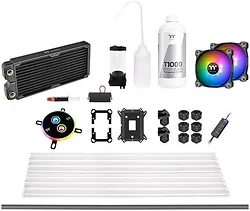 Жидкостное охлаждение для процессора Thermaltake Pacific C240 DDC Hard Tube Water Cooling Kit CL-W242-CU12SW-A Жидкостное охлаждение для процессора Thermaltake Pacific C240 DDC Hard Tube Water Cooling Kit CL-W242-CU12SW-A