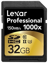 Lexar Professional 1000x SDHC UHS-II 32GB