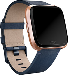 Fitbit кожаный для Fitbit Versa (S, midnight blue)