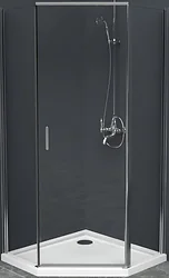 Душевой уголок BelBagno UNO-195-P-1-90-C-Cr