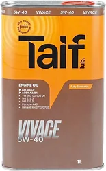 Моторное масло Taif Vivace 5W-40 1л